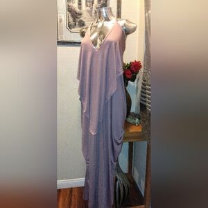 Elegant Mauve Maxi Dress